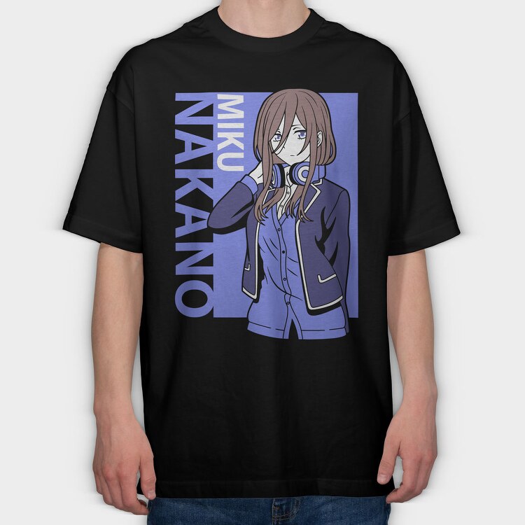 Miku Nakanono, Tricou Oversize Barbati (Unisex)