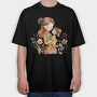 Mommy Flower Day, Tricou Oversize Barbati (Unisex)