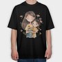 Mommy And Blossom Tenderness, Tricou Oversize Barbati (Unisex)