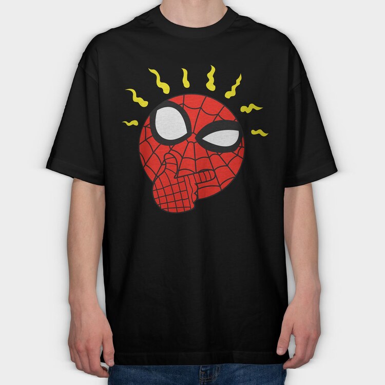 Spidey Heatwave, Tricou Oversize Barbati (Unisex)