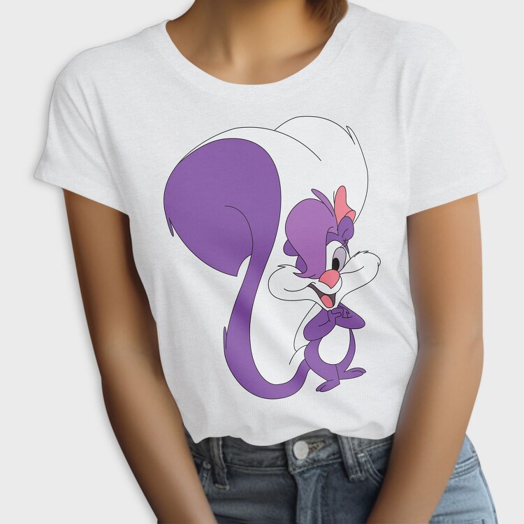 Purple Looney Tail, Tricou Femei
