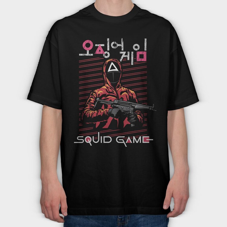 Squad Game, Tricou Oversize Barbati (Unisex)