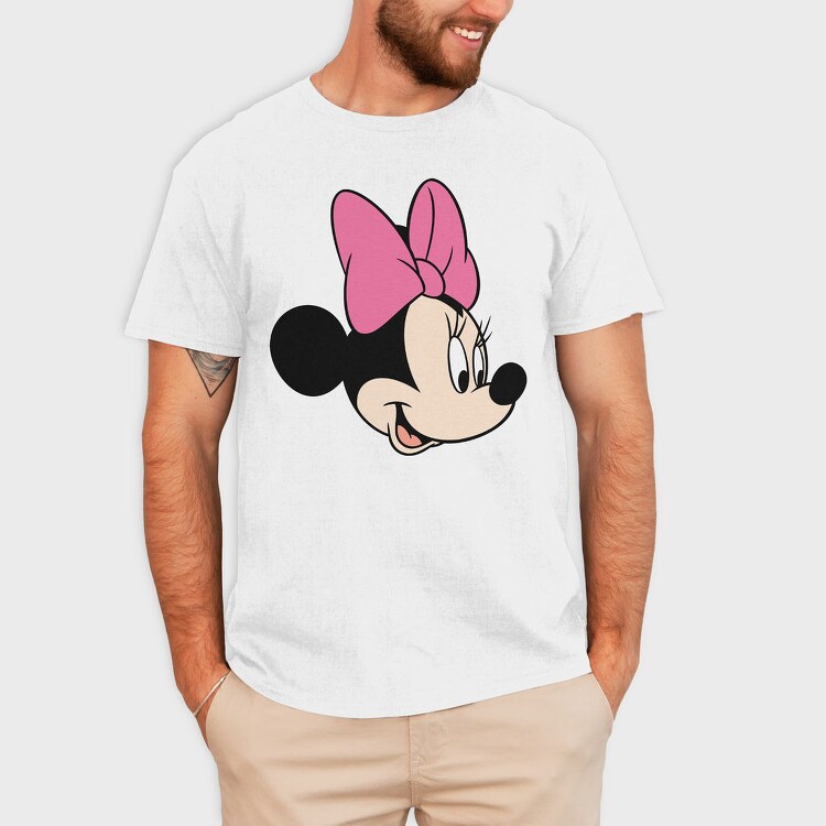 Minnie Mouse Bow, Tricou Barbati (Unisex)