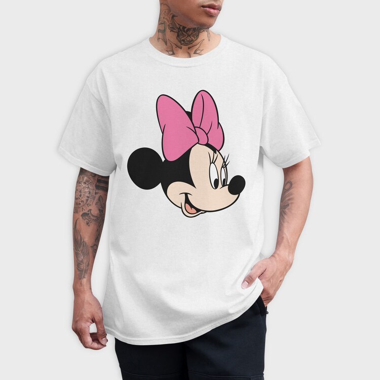 Minnie Mouse Bow, Tricou Barbati (Unisex)