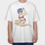 Blue Wave Bikini, Tricou Oversize Barbati (Unisex)