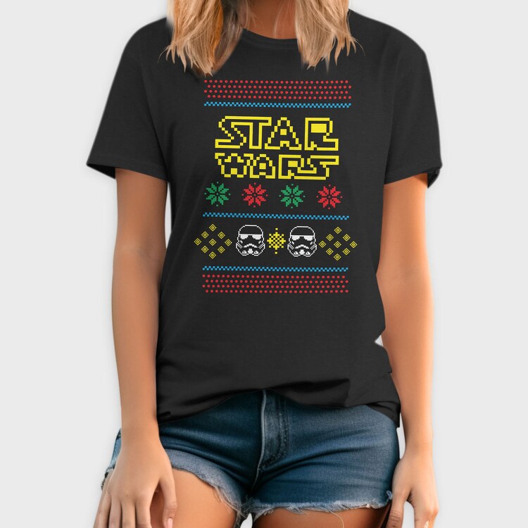 Star Wars Festive Sweater, Tricou Barbati (Unisex)