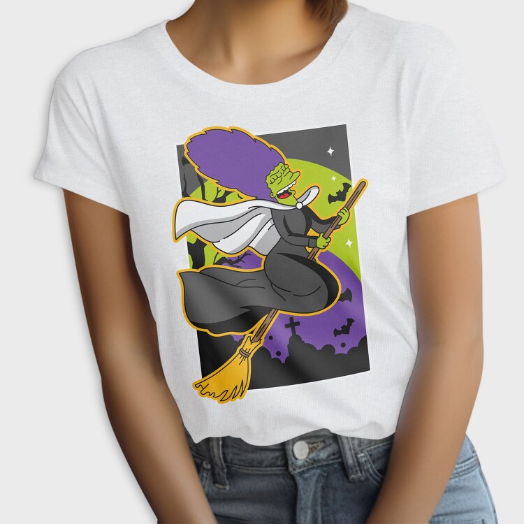 Halloween Witch Flyer, Tricou Femei