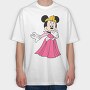 Minnie Mouse Princess, Tricou Oversize Barbati (Unisex)