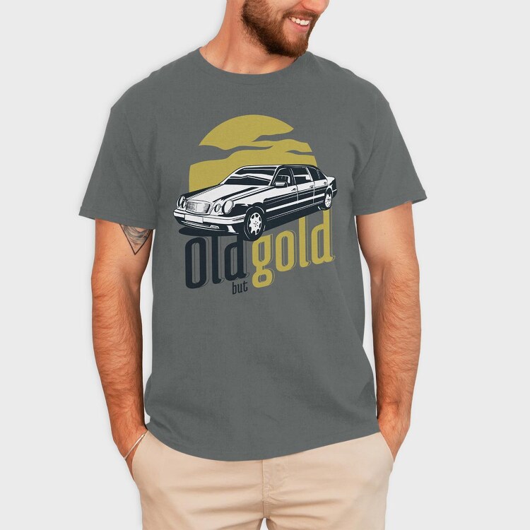 Car Old But Gold, Tricou Barbati (Unisex)