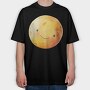 Moon Face Smile, Tricou Oversize Barbati (Unisex)