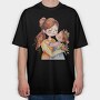 Mommy Flower Hugger, Tricou Oversize Barbati (Unisex)