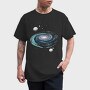 Space Nebula, Tricou Barbati (Unisex)