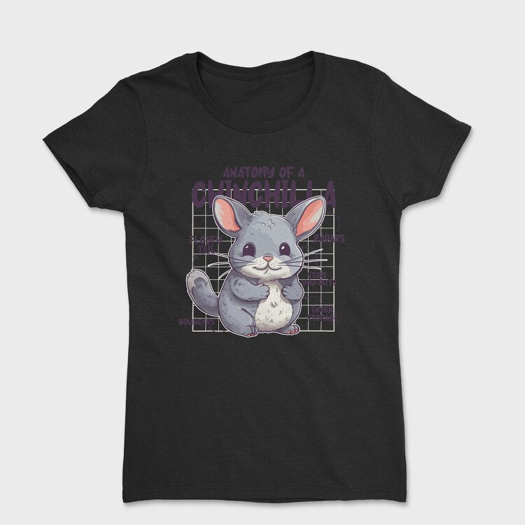 Anatomy Of A Chinchilla, Tricou Femei