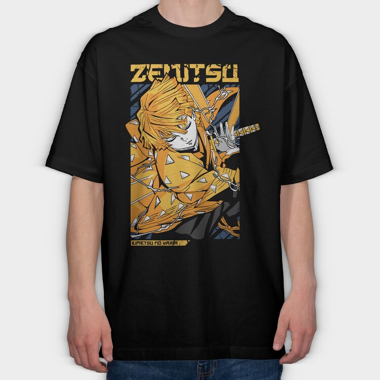 Zenitsu No Yariya, Tricou Oversize Barbati (Unisex)