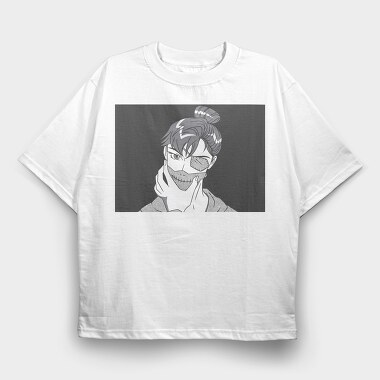 Joker Smile 1, Tricou Oversize Barbati (Unisex)