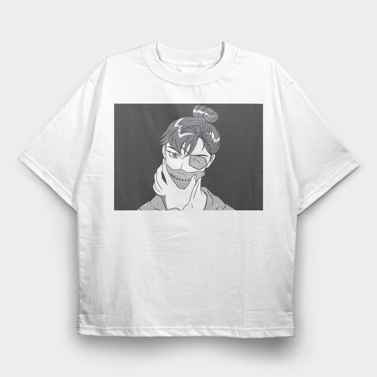 Joker Smile 1, Tricou Oversize Barbati (Unisex)