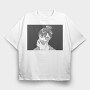 Joker Smile 1, Tricou Oversize Barbati (Unisex)