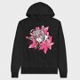 Lotus Flower Girl, Hanorac Oversize Barbati (Unisex)