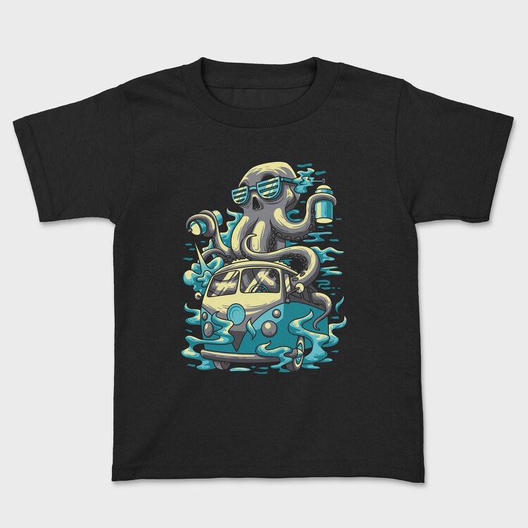 Octopus Car Wash, Tricou Copii