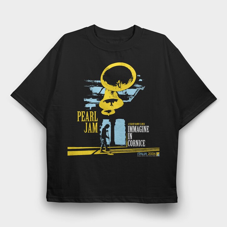 Pearl Jam Jam Session, Tricou Oversize Barbati (Unisex)