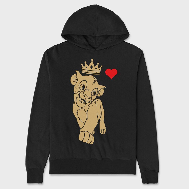 Royal Cub Love, Hanorac Oversize Barbati (Unisex)
