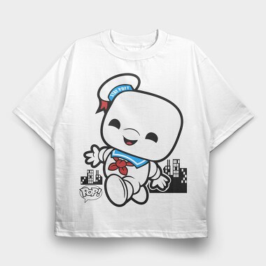 Stay Puft Pop Ghost, Tricou Oversize Barbati (Unisex)