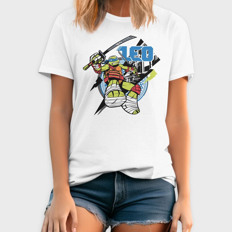 Leonardo Ninja Turtle, Tricou Barbati (Unisex)