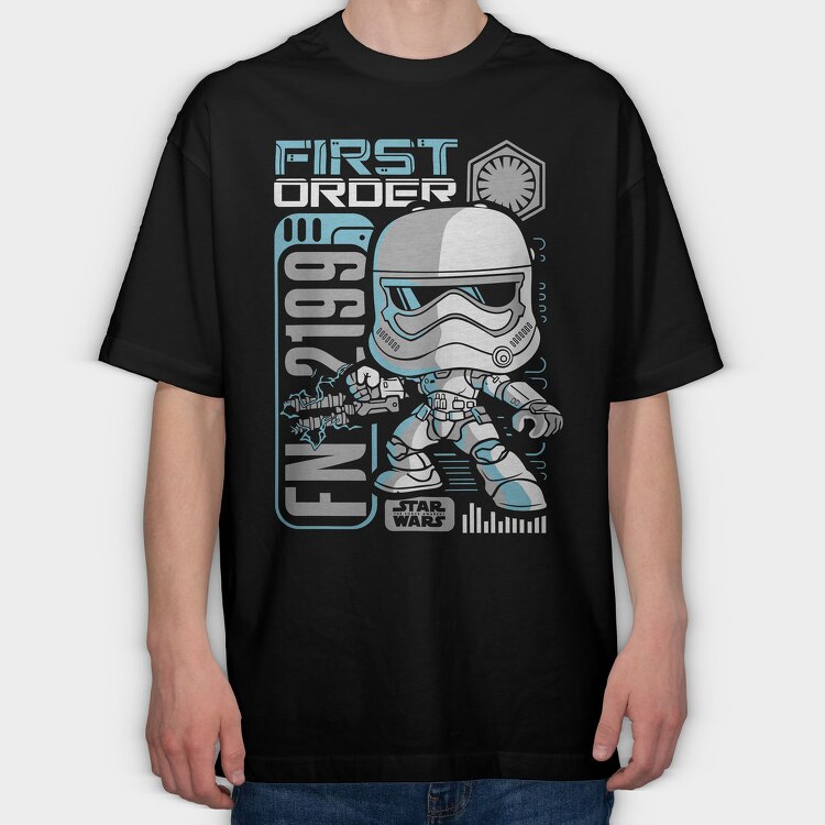 First Stormtrooper, Tricou Oversize Barbati (Unisex)