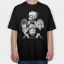 Ninja Trio Shadows, Tricou Oversize Barbati (Unisex)
