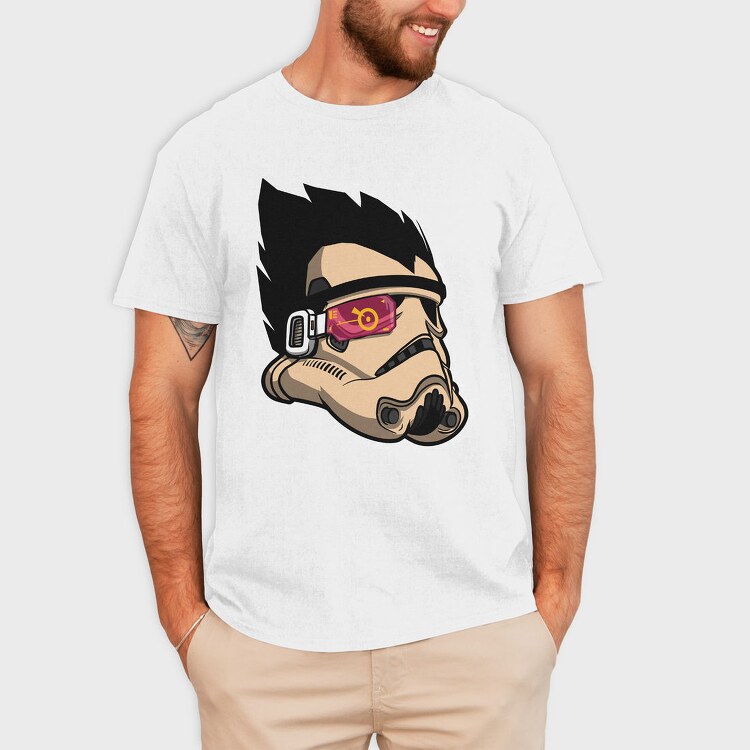 Stormtrooper Visage, Tricou Barbati (Unisex)
