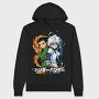 Bunbun Ninja Battle, Hanorac Oversize Barbati (Unisex)