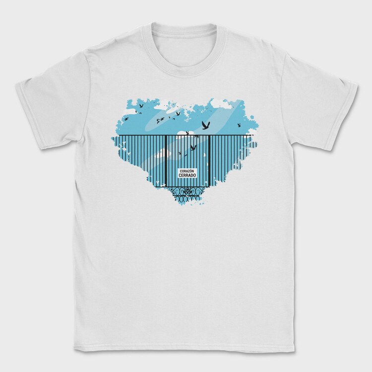 Caged Heart Freedom, Tricou Barbati (Unisex)