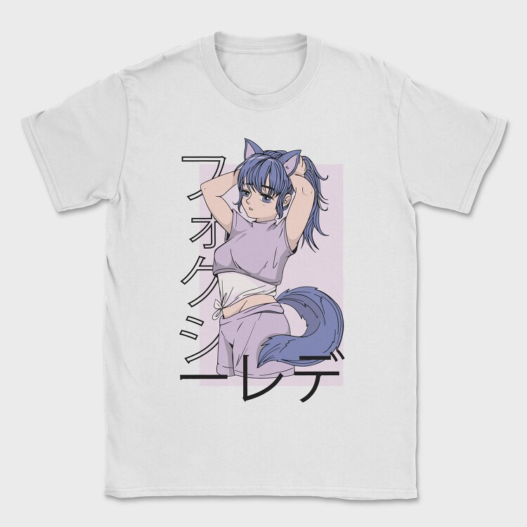 Cat Girl Tail, Tricou Barbati (Unisex)