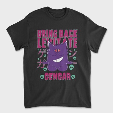 Gengar Skull Grin, Tricou Barbati (Unisex)