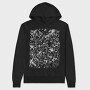 Clown Chaos Stars, Hanorac Oversize Barbati (Unisex)