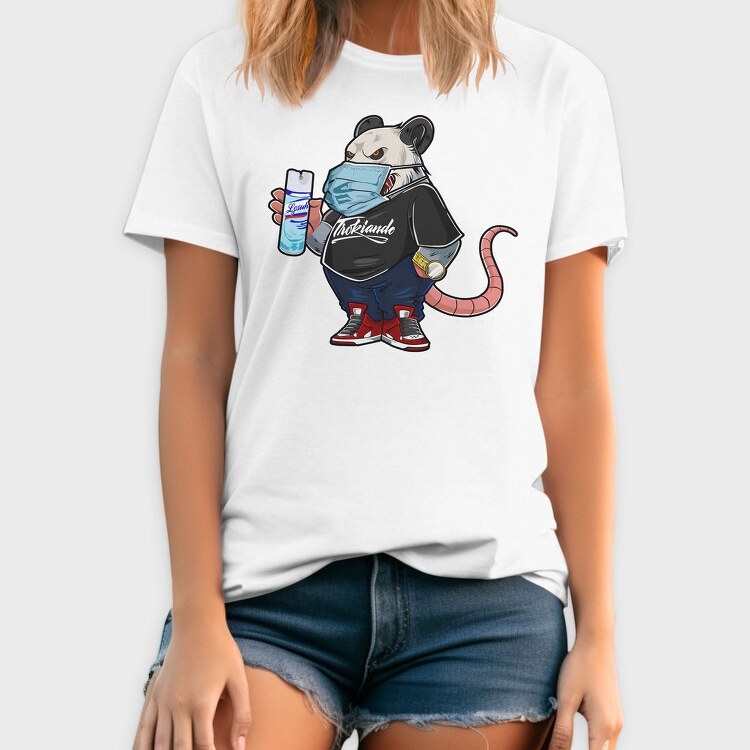 Panda Spray Mask, Tricou Barbati (Unisex)