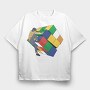 Cube Climber, Tricou Oversize Barbati (Unisex)