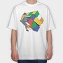 Cube Climber, Tricou Oversize Barbati (Unisex)