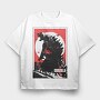 Godzilla Attack, Tricou Oversize Barbati (Unisex)