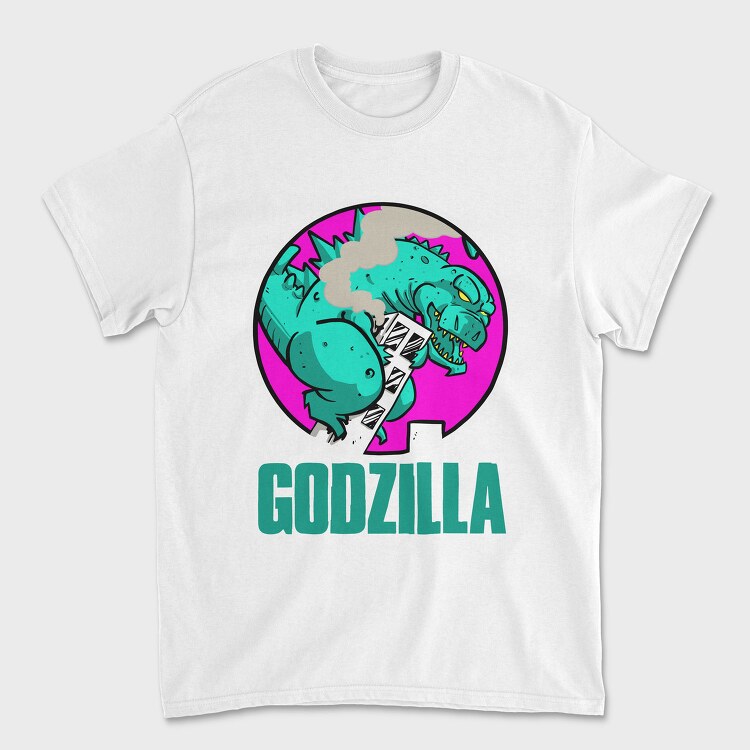 Godzilla Neon, Tricou Barbati (Unisex)