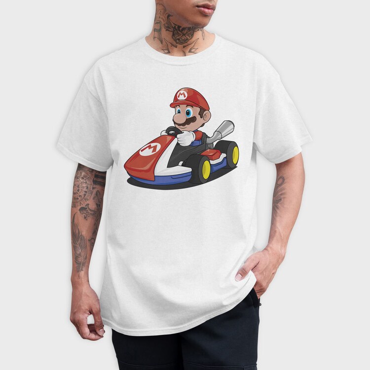 Mario Kart Race, Tricou Barbati (Unisex)