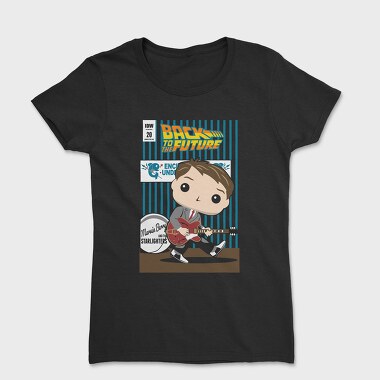 Back To The Future Guitar Boy, Tricou Femei