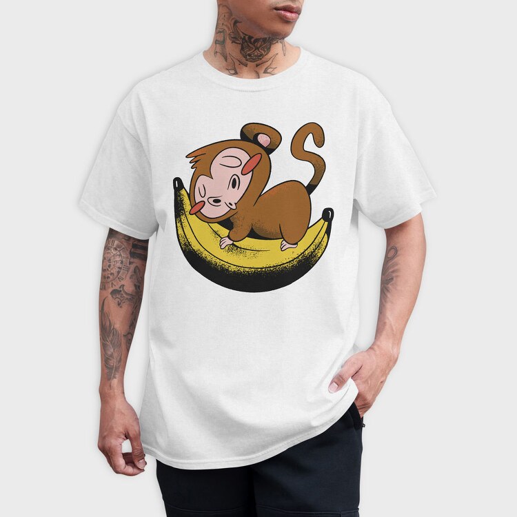 Banana Monkey Ride, Tricou Barbati (Unisex)