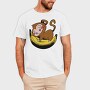 Banana Monkey Ride, Tricou Barbati (Unisex)