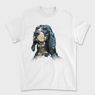 Basset Hound Whisper, Tricou Barbati (Unisex)