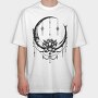 Moon Flower Chandelier, Tricou Oversize Barbati (Unisex)