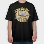 Retro Vintage, Tricou Oversize Barbati (Unisex)