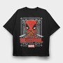 Deadpool Pop Art, Tricou Oversize Barbati (Unisex)