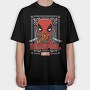 Deadpool Pop Art, Tricou Oversize Barbati (Unisex)
