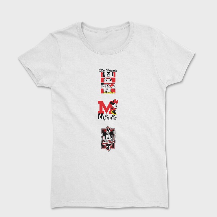 Mickey Minnie Friends, Tricou Femei